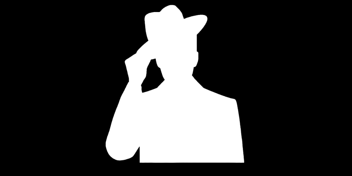 Silhouette of a man tipping his hat, representing the Mr. Fertyl brand-symbolizing strength, and fertility protection.
