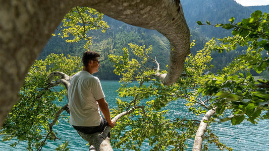 Healthy man outdoors representing fertility-friendly living, natural comfort, and eco-conscious choices.
